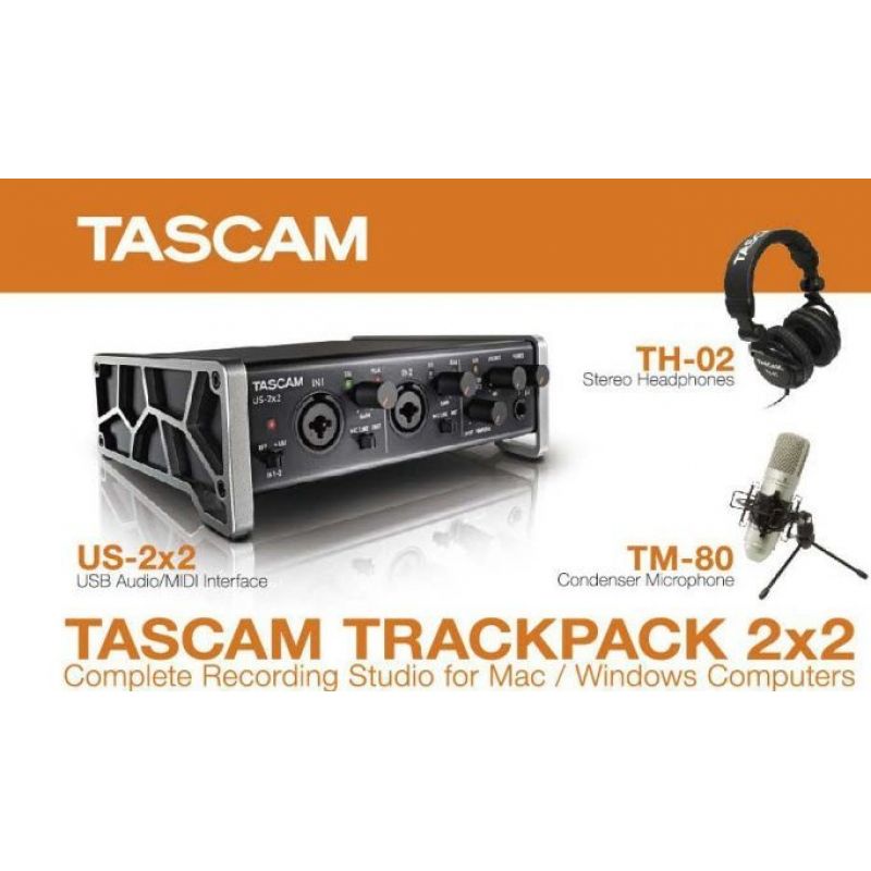 Набір для звукозапису Tascam US-2x2TP